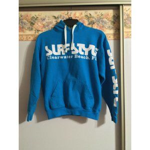 Pacific & Co Small Teal Surf Style Clearwater Beach Casual Outdoor Sweatshirt